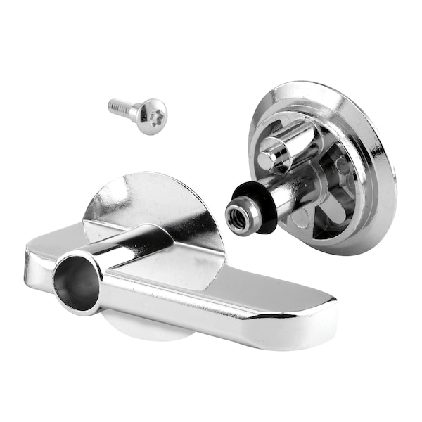 Concealed ADA Latch Lever Set, Cast Zamak, Chrome Plated, Security Fastener (Single Pack)